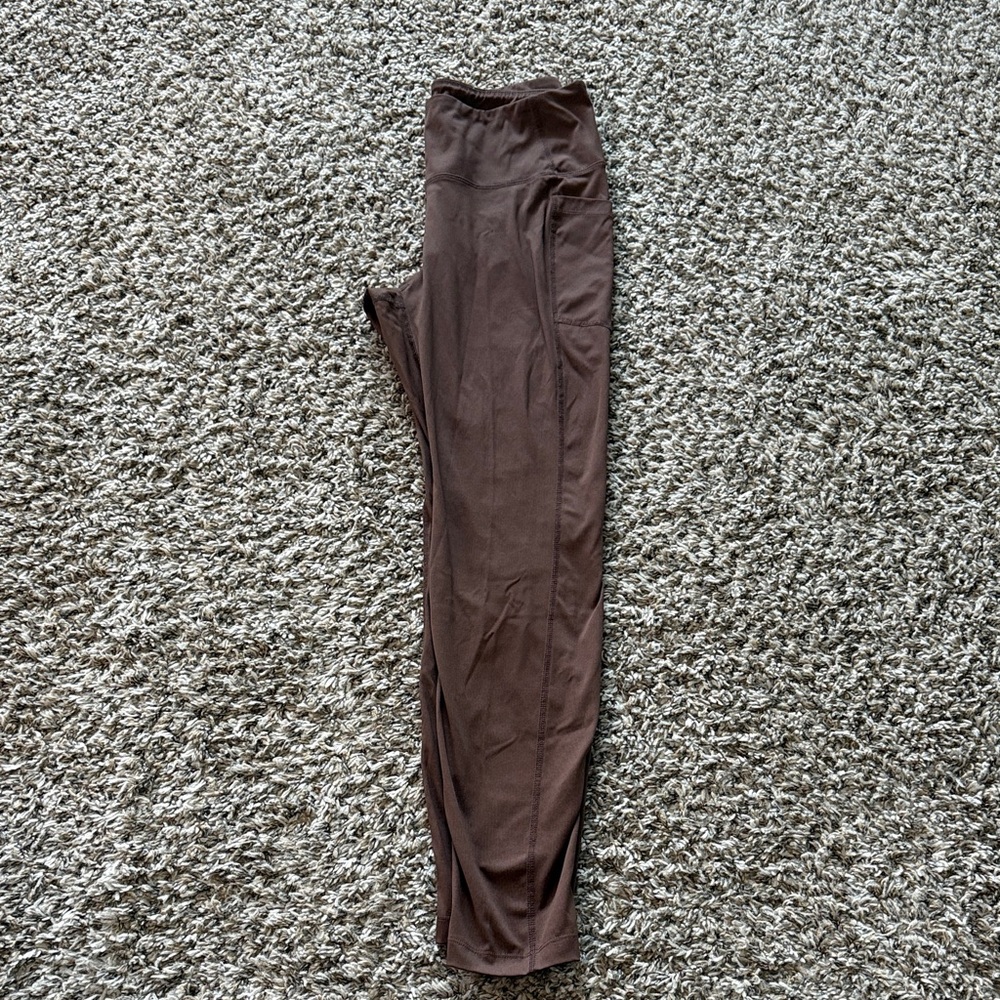 Brown Full Length Leggings